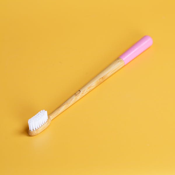 Bamboo Toothbrush Pink 