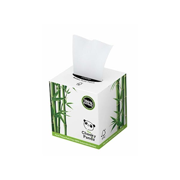 Sustainable Bamboo Facial Tissues - Cube