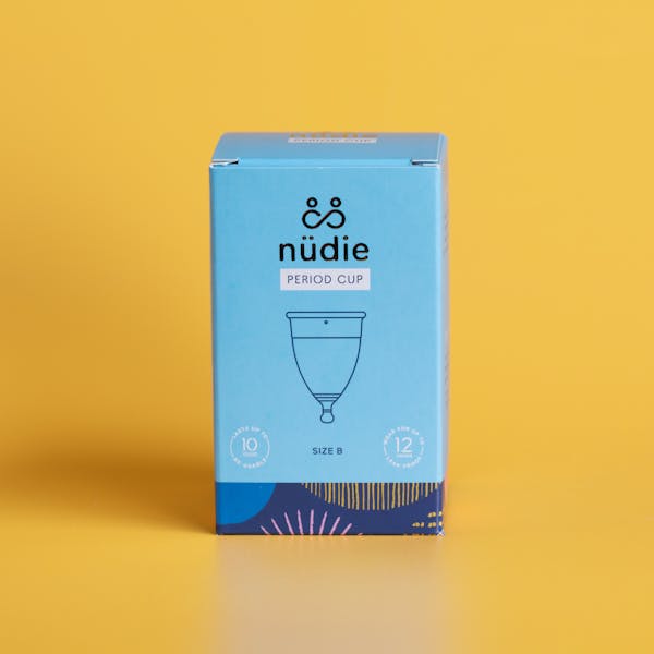 The Nüdie Period Cup, SIZE B (32ml capacity, +30 yrs old, given birth vaginally)
